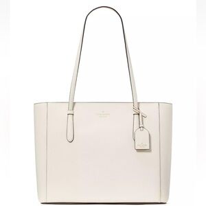 New Kate Spade Schuyler Medium Tote Saffiano Meringue
